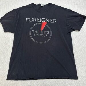 Foreigner "The Hits On Tour" 2021 Concert T-Shirt Adult XL